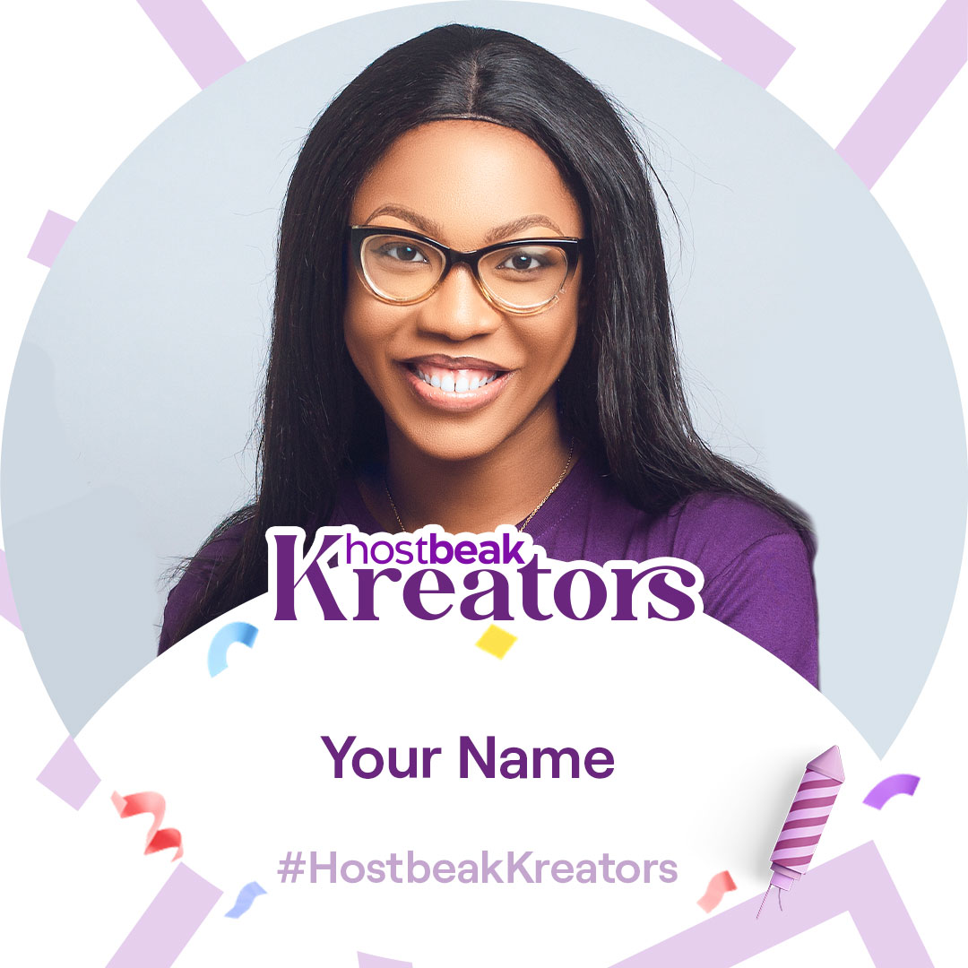 Hostbeak Kreateors Create Frame Image for African Creative Winners